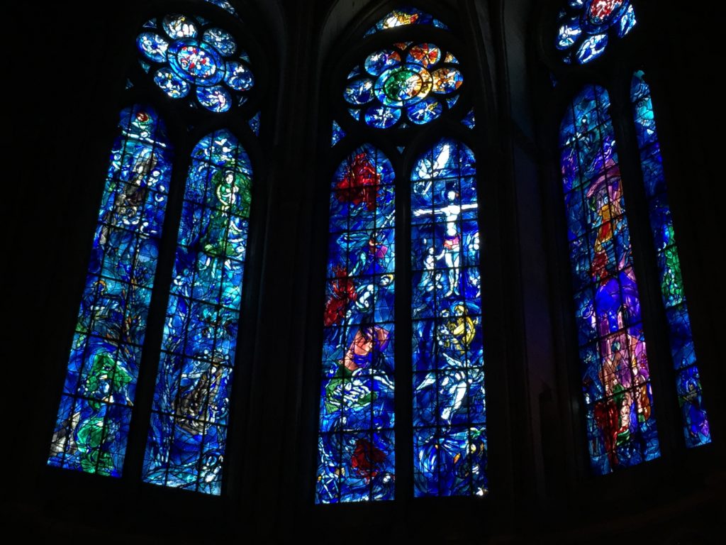 ランス大聖堂のシャガールのステンドグラス