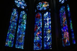 ランス大聖堂のシャガールのステンドグラス