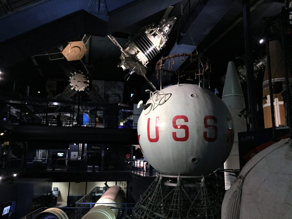 ル・ブルジェ航空宇宙博物館の宇宙関連の展示